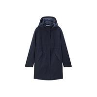 GIORDANO 佐丹奴 女士中长款风衣 05373724 青玉蓝 XL