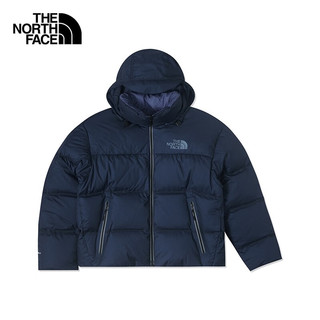 北面（The North Face）羽绒服男户外舒适保暖休闲运动时尚御寒防风|7UQZ O6Q/藏青色 XL