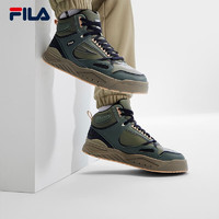 FILA 斐乐 男鞋SLAM MID摩登板鞋时尚中帮运动鞋 植物园绿/百里香绿-BT 42