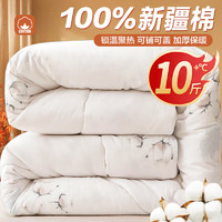 南极人 NanJiren）100%新疆棉花冬季被子 10斤 200*230cm