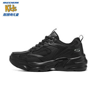 斯凯奇（Skechers）D'LITES系列时尚绑带运动鞋118322 全黑色/BBK 39.5