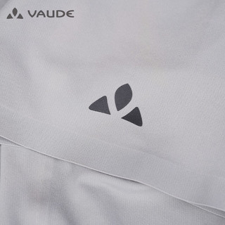 巍德（VAUDE）户外凉感速干衣男运动登山短袖T恤洛奇亚吸湿排汗polo衫 贝壳灰 XXL