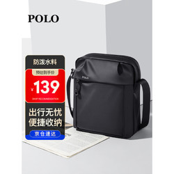 POLO 单肩包男士商务斜挎包男休闲运动通勤iPad包小挎包大容量手机包