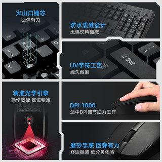 HP 惠普 有线键盘鼠标套装