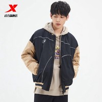 XTEP 特步 外套男冬季男装户外运动棉服防风保暖加厚棉衣夹克上衣男