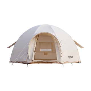 喜马拉雅充气帐篷户外野营过夜小屋加厚棉布防雨搬家露营全套装备