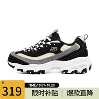 SKECHERS 斯凯奇 男鞋女鞋 熊猫鞋潮流运动鞋透气休闲鞋厚底老爹鞋 /椰乳拿铁奶茶熊/晒图返10 8.5/38.5/255mm女码