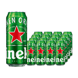 Heineken 喜力 啤酒易拉罐 500ml*12罐