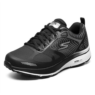 SKECHERS 斯凯奇 Go Run Consistent 女子跑鞋 128272/BKSL 黑色/银色 37