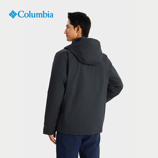 哥伦比亚 蒋奇明同款哥伦比亚23男女银点700蓬鹅绒三合一防水冲锋衣XE5268