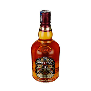 英国芝华士12年苏格兰威士忌350ml/瓶蜂蜜果香调和玻璃