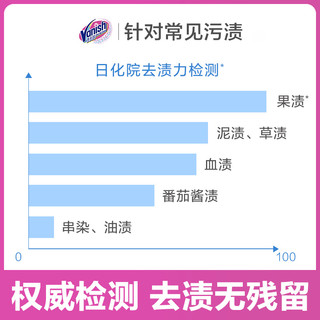 Vanish渍无踪生物酶泡泡粉洗衣服去污渍强活氧泡洗粉去黄增白