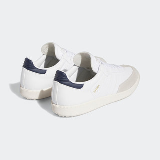 adidas「T头鞋」阿迪达斯SAMBA GOLF男女高尔夫球鞋IE4870 白色/卡其色/黑色 41(255mm)