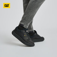 CAT卡特休闲鞋工装鞋皮鞋男鞋23户外鞋子男士防滑低帮鞋商场同款 黑色 44