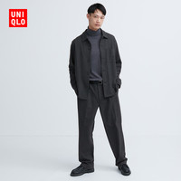 UNIQLO 优衣库 打褶宽腿裤 466836