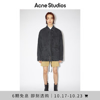 Acne Studios 男士秋冬休闲版型防撕裂面料夹克B90721 黑色 44
