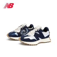 new balance NB奥莱 女鞋秋循香之履墨蓝休闲鞋327野兽派联名