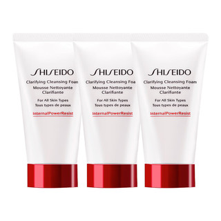 SHISEIDO 资生堂 肌活焕采洁面膏 50ml*3