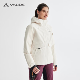 巍德（VAUDE）户外运动羽绒服女秋冬防水透湿保暖800蓬鹅绒外套女 浅米色 M