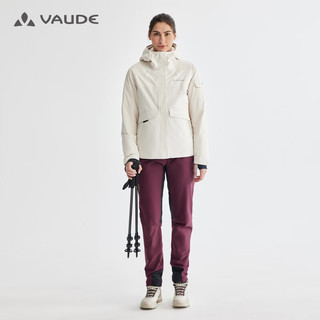 巍德（VAUDE）户外运动羽绒服女秋冬防水透湿保暖800蓬鹅绒外套女 浅米色 M