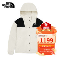 北面（The North Face）单层冲锋衣女秋季户外休闲夹克外套防风防水透气连帽登山服 N3N L