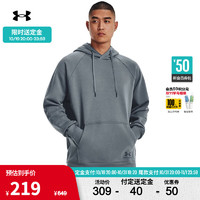 安德玛 UNDERARMOUR）春夏男子棉织连帽训练运动卫衣1378598 灰色002 XL