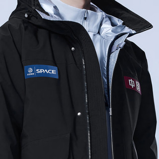 波司登（BOSIDENG）蓄热保暖科技羽绒服中性外套B30143620 黑色8056 155/80A