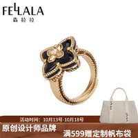 翡拉拉（fellala）原创芳华系列小众设计感高级复古气质戒指女时尚百搭指戒 戒指