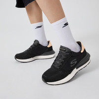 SKECHERS 斯凯奇 休闲鞋子跑步鞋女舒适女鞋运动鞋 155454-BLK