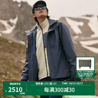 KOLON SPORT/可隆三合一冲锋衣 男子户外运动透湿防水夹克 LHJK3WNT93-GB 灰蓝 165/S