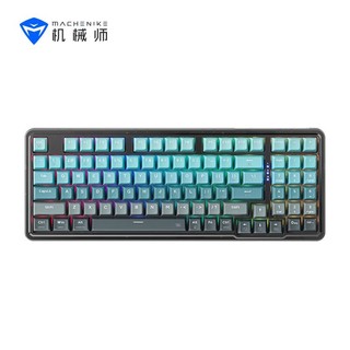 MACHENIKE 机械师 K500F-B94 94键 2.4G蓝牙 多模无线机械键盘 青葱绿 GR翠轴 RGB