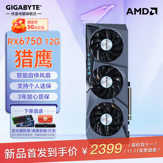 GIGABYTE 技嘉 AMD RADEON RX6750 GRE 猎鹰12G