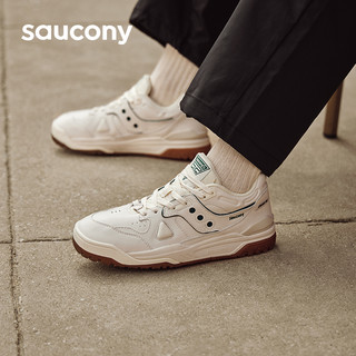 saucony 索康尼 小白鞋子CROSS 90情侣低帮板鞋