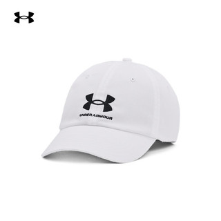 安德玛 UNDERARMOUR）春夏Favorite女子训练运动帽1369790 白色100 均码