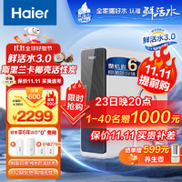 PLUS會員：Haier 海爾 凈水器鮮活水pro家用凈水機5年RO反滲透過濾器廚下式凈飲機 超級上新-鮮活水pro1000G