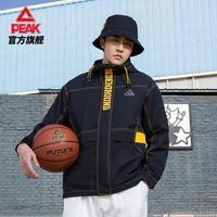 匹克连帽梭织风衣男士UG篮球系列防风外套休闲茄克潮DF221021