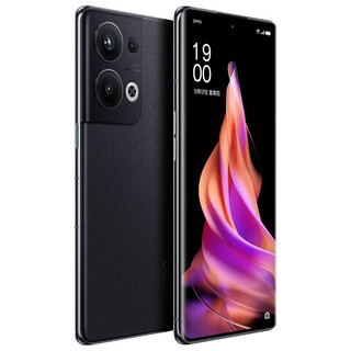 OPPO Reno9 Pro+ 5G手机 骁龙8+旗舰芯 80W闪充 超清曲面屏 皓月黑 16G+256G