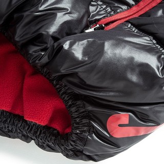 Nike Air Jordan 耐克童装男女童保暖羽绒服2021冬季儿童加绒内里保暖梭织上衣 正黑色 110/56(5)