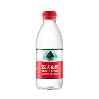 农夫山泉 天然水380ml天然水饮用水小瓶装便宜一整箱发货 380ml*6瓶