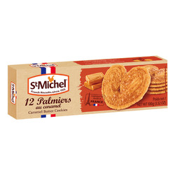St Michel 圣米希尔 进口圣米希尔焦糖黄油蝴蝶酥（糕点）100g