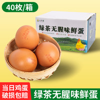 父子源 可生食新鲜无菌鸡蛋 40枚 2.2kg