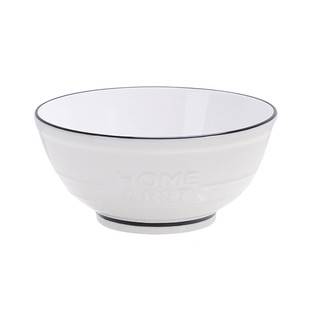 雅誠德（ARST）雅诚德碗碟套装家用北欧风简约黑线陶瓷餐具碗盘套装饭碗汤碗组合 4.5英寸乐享高脚碗