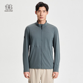 KOLON SPORT/可隆皮肤衣 男子夏季户外SECO空气面料防晒吸湿速干夹克外套 LHJK2MT561-GR 绿 185/2XL