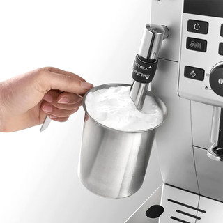 德龙（Delonghi）全自动意式咖啡机 ECAM23.120.SB家用自清洁现磨豆粉两用 银色