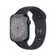 Apple 苹果 Watch Series 8 GPS款 智能手表 45mm 午夜色铝金属表壳 午夜色运动型表带（GPS、血氧、ECG）