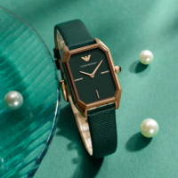 EMPORIO ARMANI 手表小绿表原装轻奢正品腕表情侣对表生日礼物送女友