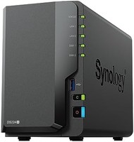 Synology 群晖 NAS套件 2 槽 DS224+ 四 CPU 2GB内存 面向标准用户 国内正规代理店野外湖泊处理品 支持电话