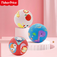 Fisher-Price 幼儿园专用2号皮球拍拍球儿童玩具宝宝橡皮弹力充气足球玩具
