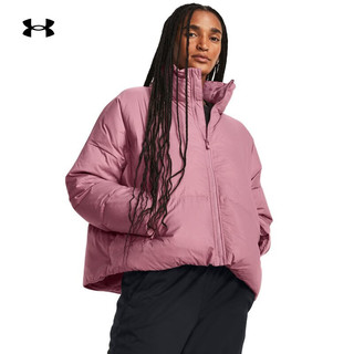 安德玛（UNDERARMOUR）秋冬ColdGear Infrared女子短款训练运动鸭绒羽绒服1378858 粉红色697 XS