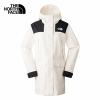 北面（The North Face）单层冲锋衣女中长款外套防风休闲夹克 81RZ N3N XL/170